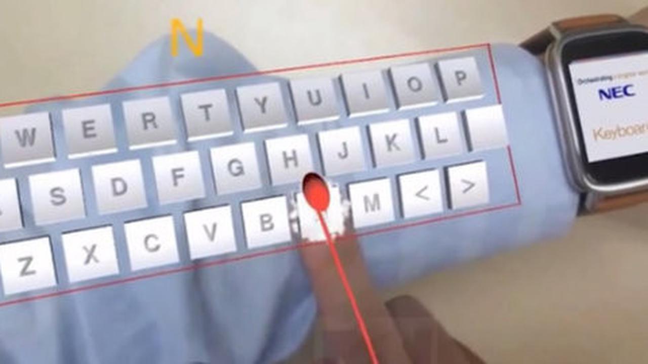 Kini lengan tangan bisa jadi keyboard canggih untuk chatting