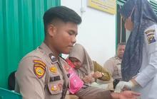 Polresta Pekanbaru Perhatikan Kesehatan Polisi Penjaga Gudang KPU