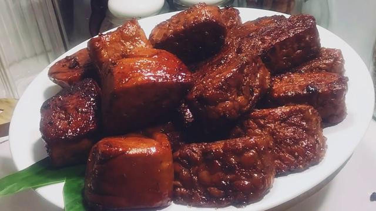 Tempe dan Tahu Bacem Ala Rumahan.