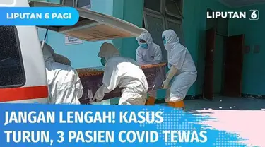 Jangan lengah! Meski Pemerintah telah melonggarkan aturan prokes, tiga pasien Covid-19 di Nusa Tenggara Timur justru dilaporkan meninggal dunia. Atas kasus tersebut warga diimbau untuk tetap menaati prokes dan melakukan vaksinasi.