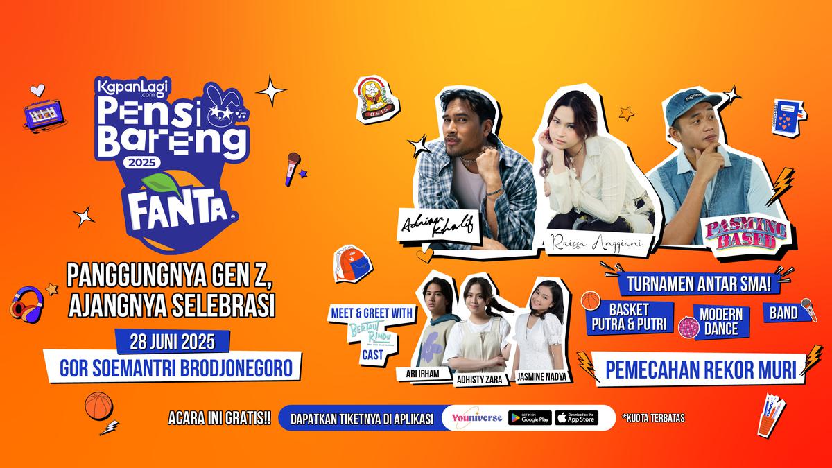 KapanLagi Pensi Bareng FANTA 2025 Digelar 28 Juni 2025 di Jakarta, Siap Pecahkan MURI Selfie Selebrasi