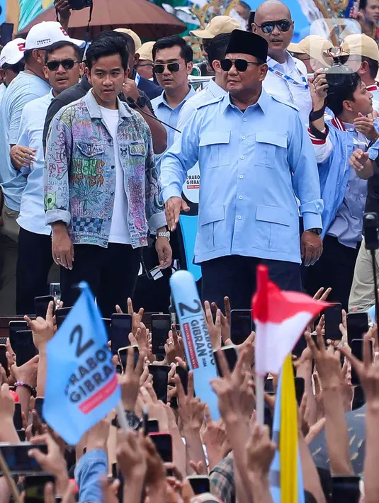 Kampanye akbar Prabowo-Gibran dihadiri ratusan ribu masa pendukung. (Liputan6.com/Herman Zakharia)