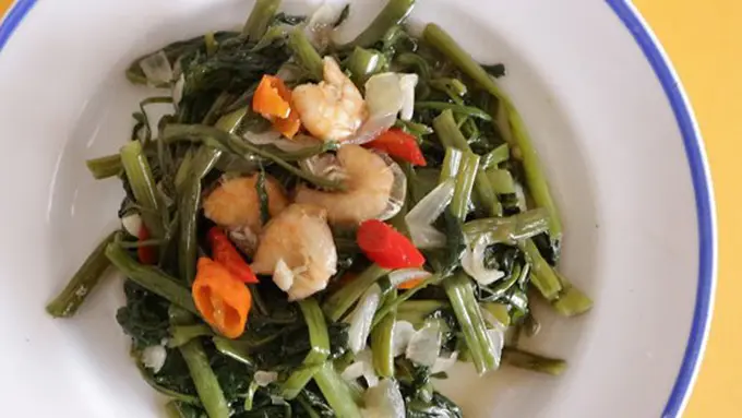 Cah kangkung udang./Copyright Vemale