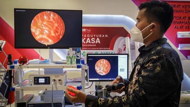 Acara Fasilitasi Pengembangan Alkes Produksi UMKM di Solo, Jawa Tengah, Jumat (19/8/2022).
