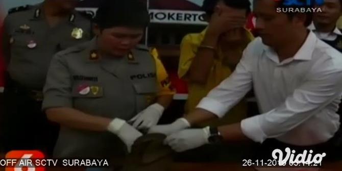 VIDEO: Oknum Pengendara Ojol di Surabaya Nekat Curi Tas Warga