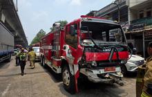 Kronologi Truk Damkar Hantam 6 Kendaraan di Jalan Raya Bekasi
