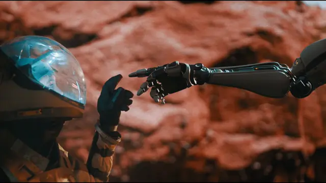 Adegan film Rainbow on Mars