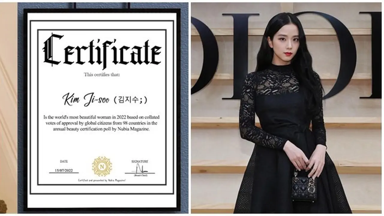 8 Gaya Santai Jisoo Blackpink, Dapat Sertifikat Wanita Tercantik 2022 Versi Nubia Magazine