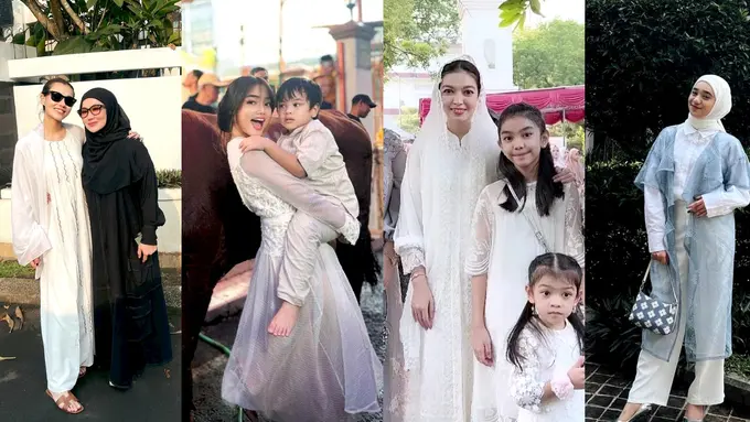 8 Adu Gaya Public Figure Kenakan Baju Putih saat Idul Adha 2024, dari Aaliyah Massaid, Fuji An, hingga Selvi Ananda