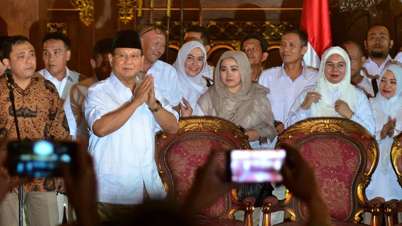 Ketua Umum Parta Gerindra Prabowo Subianto