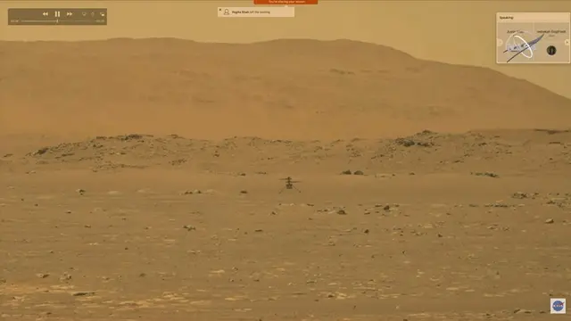 FOTO: NASA Sukses Terbangkan Helikopter Ingenuity di Mars