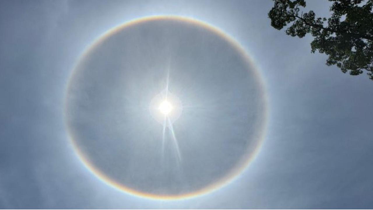 Heboh Matahari Dikelilingi Cincin Pelangi di Langit Siak Riau, Begini Penjelasan BMKG