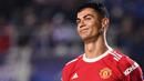 Cristiano Ronaldo menjadi pemain dengan gaji tertinggi di Liga Inggris. CR7 tercatat menerima upah sebesar 485 ribu Pounds per minggu atau setara dengan Rp9,1 miliar per pekannya. (AFP/Marco Bertorello)