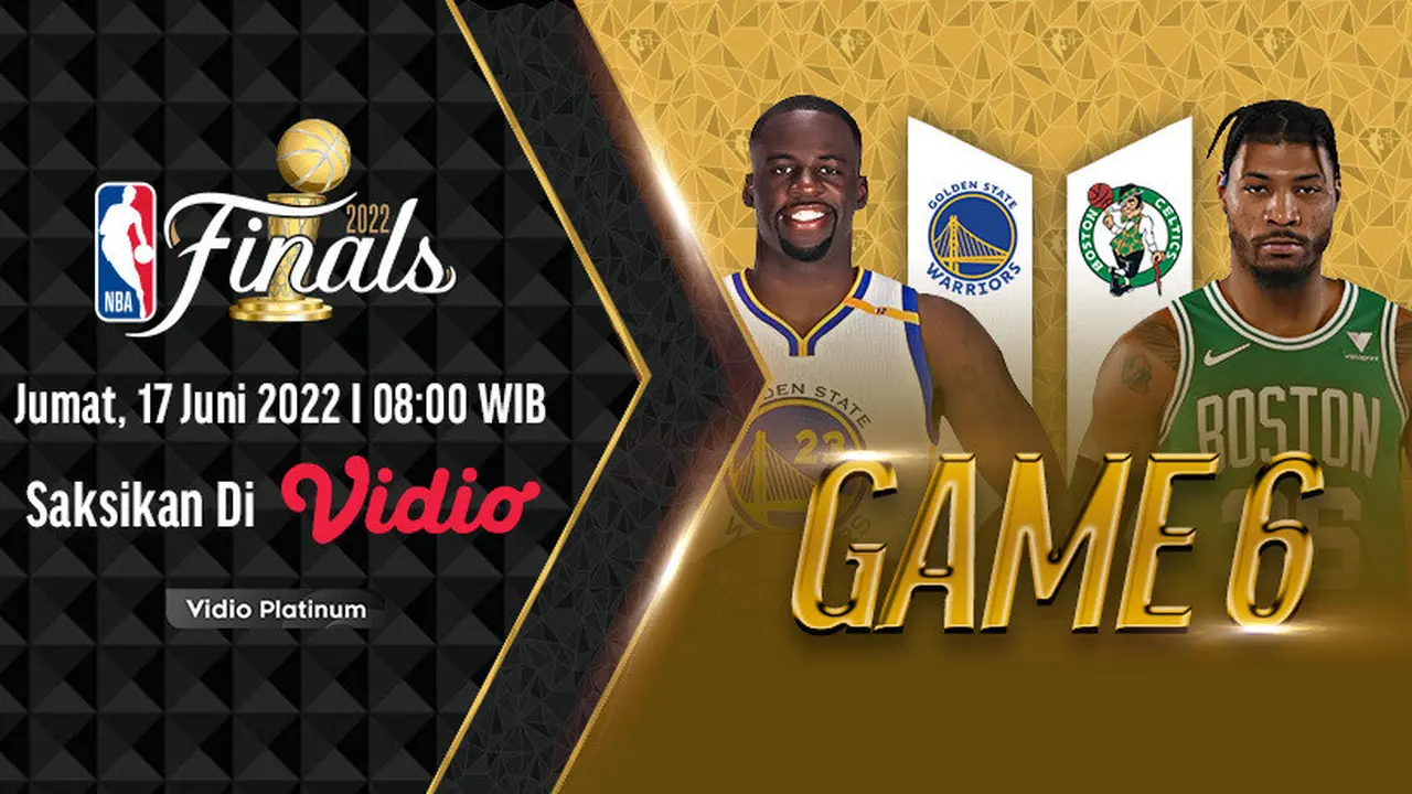 Link Live Streaming NBA Finals 2022 17 Juni : Boston Celitics Vs Golden State Warriors di Vidio