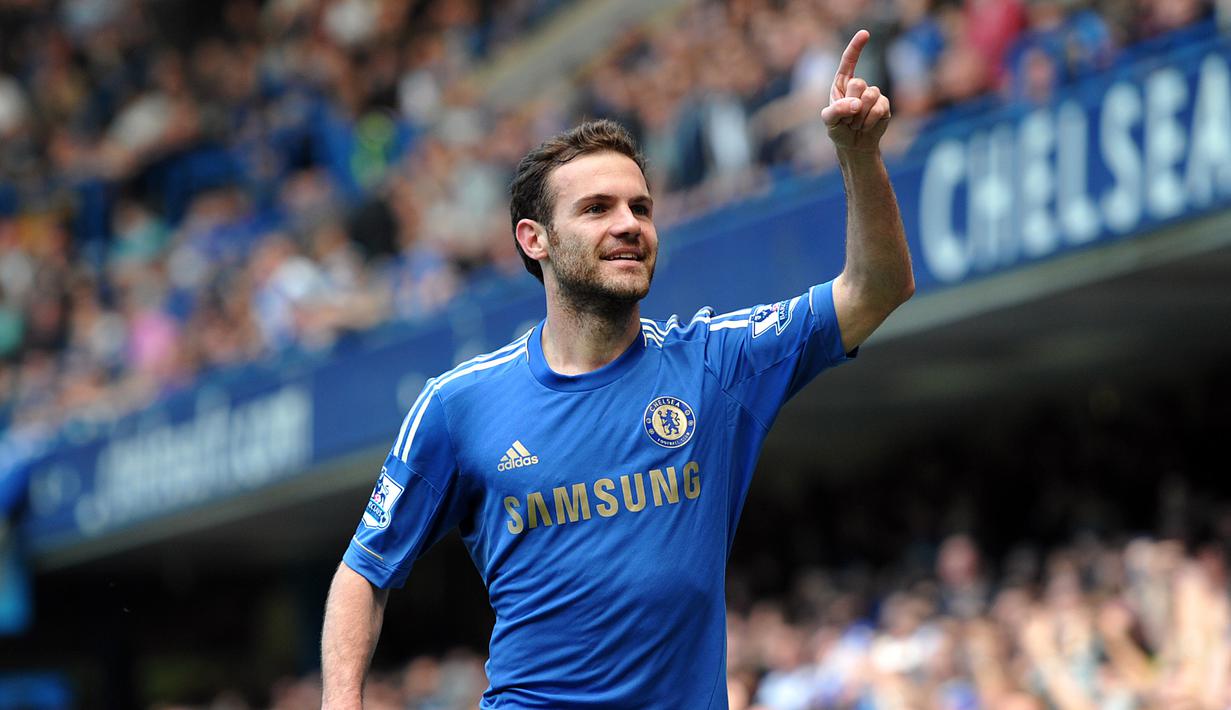 Juan Mata - Meski gagal mengeksekusi penalti ke gawang Bayern Munchen, Mata mampu tampil impresif sepanjang pertandingan Chelsea final Liga Champions 2012. (AFP/Carl Court)