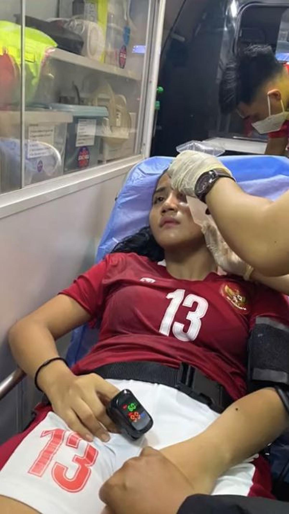 Cedera Parah Shafira Ika Putri<br>