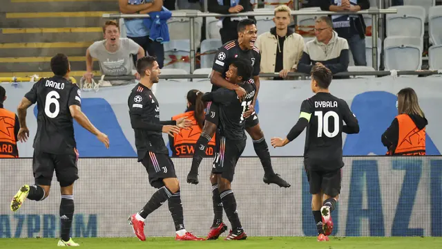 Foto: Juventus Gasak Tuan Rumah Malmo 3-0 di Matchday Pertama Liga Champions 2021 / 2022
