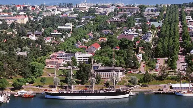 Panorama di Kepulauan Alanda yang merupakan daerah otonomi Finlandia