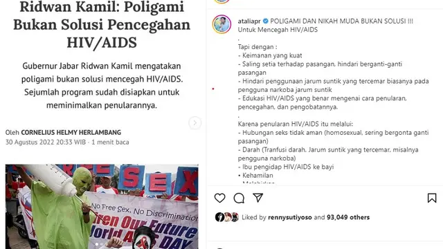Atalia Praratya  (Foto: Instagram/@ataliapr)