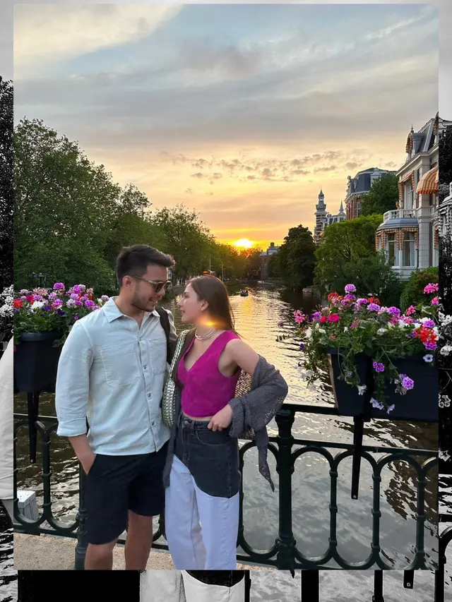 Potret Bucin Yakup Hasibuan dan Jessica Mila, Kompak Pakai Outfit Cerah Saat Liburan di Amsterdam
