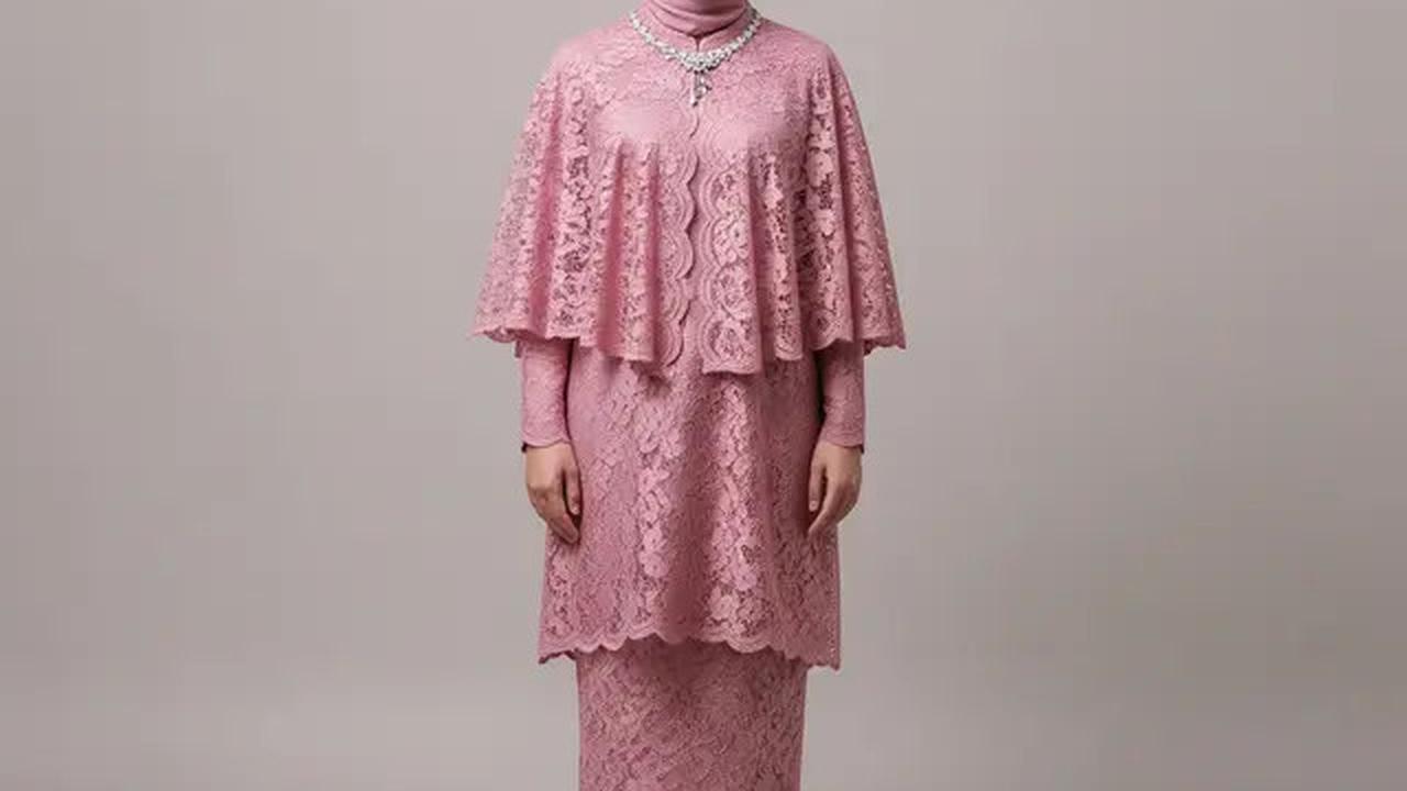 7 Pilihan Dress Brokat untuk Pengajian yang Memukau, Tampil Anggun dan Syar'i