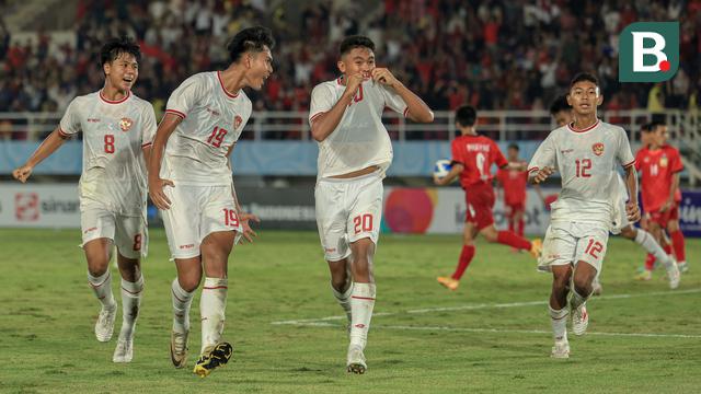 Timnas Indonesia U-16 vs Timnas Laos U-16 di Piala AFF U-16 2024