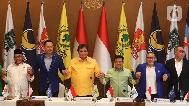 Silaturahmi Awal Tahun Delapan Partai Politik