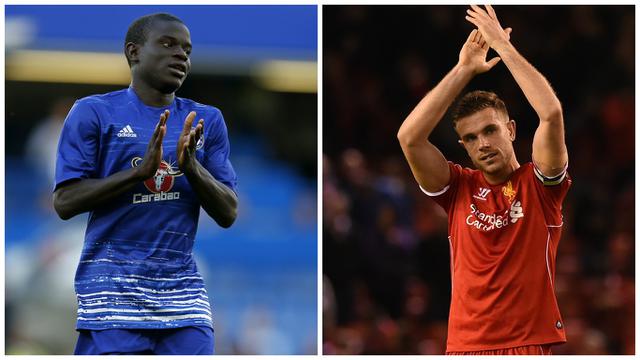 N’Golo Kante Vs Jordan Henderson (AFP/Ian Kington/Paul Ellis)