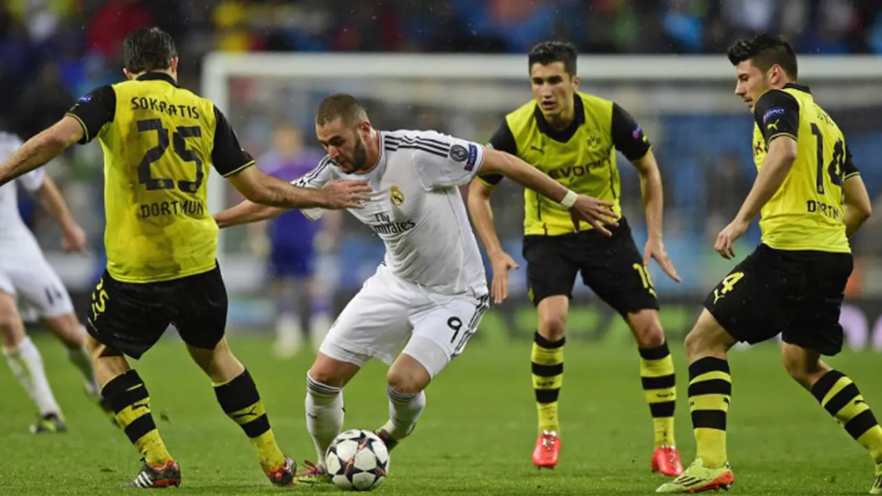 [FOTO] Real Madrid Pesta Gol ke Gawang Dortmund