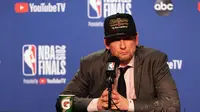 Pelatih Toronto Raptors Nick Nurse sai membawa anak asuhnya juara NBA 2018-2019.(AFP/Thearon W Anderson)