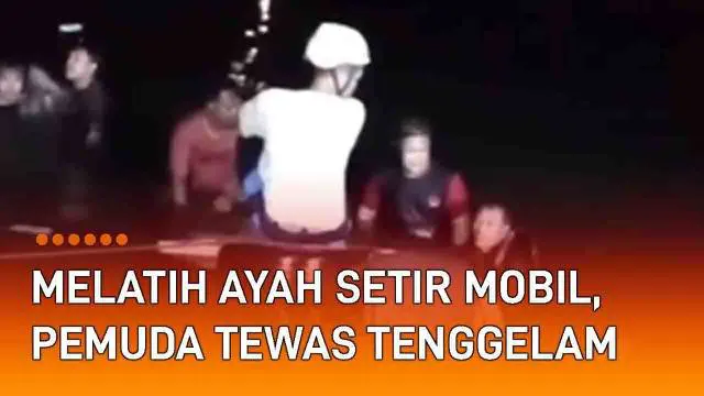 Kejadian naas menimpa Oky (20) warga Pati, Jawa Tengah. Ia tewas tenggelam saat melatih menyetir mobil di Embung Baturetno, Banguntapan, Bantul, DIY (30/5/2022). Oky melatih ayahnya, Utama (50) dengan mobil jenis Grand Max. Mobil tidak terkendali hin...