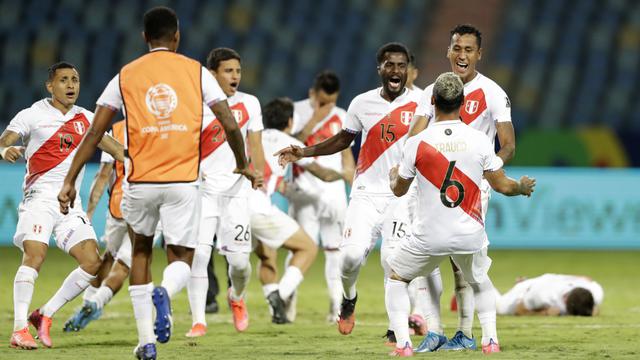 FOTO: Tundukkan Paraguay, Peru Tantang Brasil di Semifinal Copa America 2021