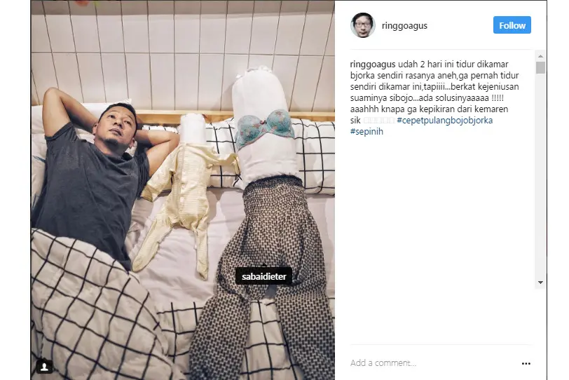 Instagram Ringgo Agus Rahman