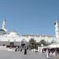 Masjid Quba di Madina merupakan masjid pertama dalam sejarah Islam. (Dok: Instagram @riswan4690)