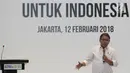 Menkominfo Rudiantara memberikan sambutan saat penandatangan kerja sama kerja sama antara Astra dan Go-Jek di Jakarta, Senin (12/2). Astra menginvestasikan dana 150 juta dolar AS atau Rp 2 triliun di perusahaan berbasis online, Go-Jek. (Liputan6.com)