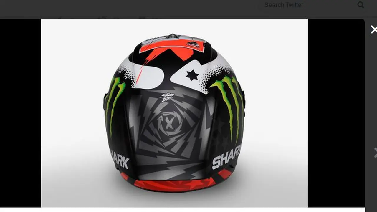 Helm baru Jorge Lorenzo bersama Ducati