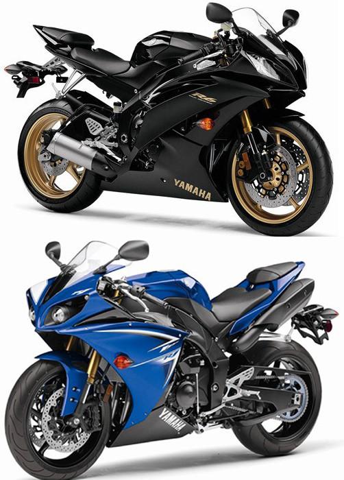 Yamaha YZF R6 dan R1 tahun 2009
