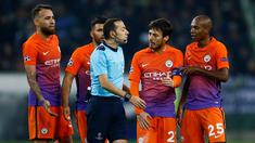  Manchester City bermain imbang 1-1 melawan Borussia Monchengladbach pada laga kelima Grup C Liga Champions di Borussia-Park, Rabu (23/11/2016). (Reuters/Wolfgang Rattay)