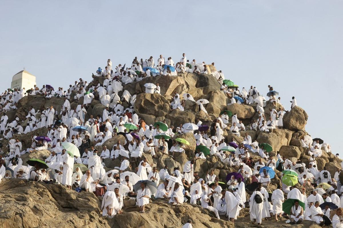 Jutaan jemaah haji mulai padati Jabal Rahmah
