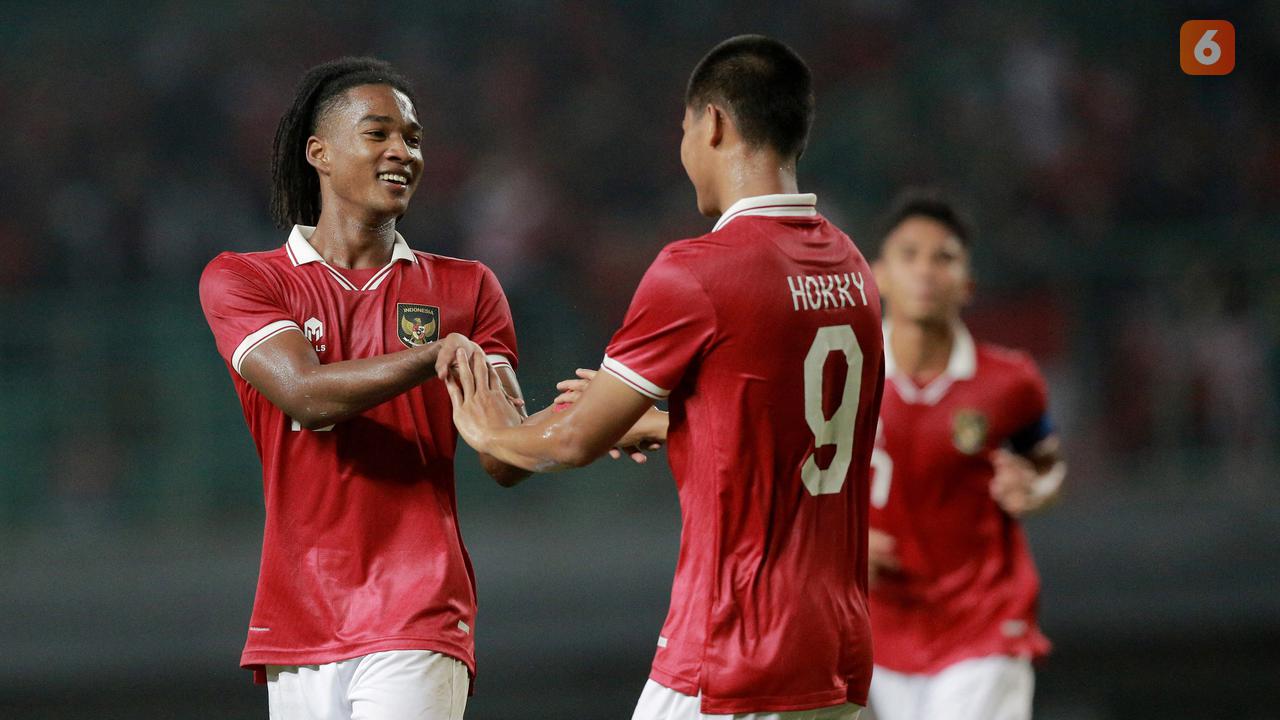 Foto: Hattrick Hokky Caraka Bawa Timnas Indonesia U-19 Gulung Brunei Darussalam di Piala AFF U-19 2022