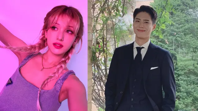 Jeon Somi dan Park Bo Gum. (Instagram/ somsomi0309 - parkb0gum)