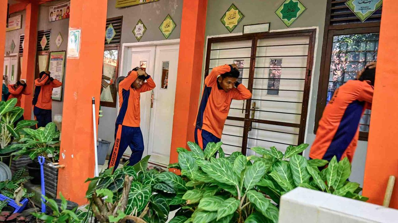 FOTO: Hari Kesadaran Tsunami: Siswa SMAN Antusias Ikuti Latihan Evakuas