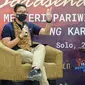 Menparekraf Sandiaga Uno di Solo (Dewi Divianta/Liputan6.com)