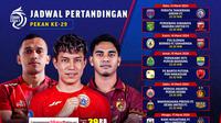 Jadwal Siaran Langsung BRI Liga 1 2023/2024 Pekan 29 di Vidio Pekan Ini. (Sumber: dok. vidio.com)