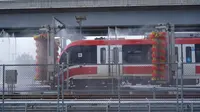 Potret LRT Jabodebek Dicuci, Pakai Teknologi Canggih Ramah Lingkungan