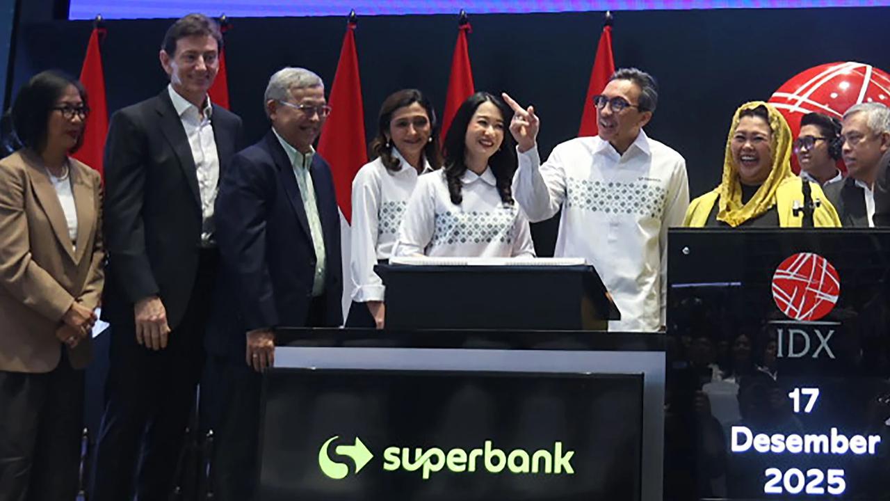 FOTO: Superbank Resmi Melantai di Bursa Efek Indonesia