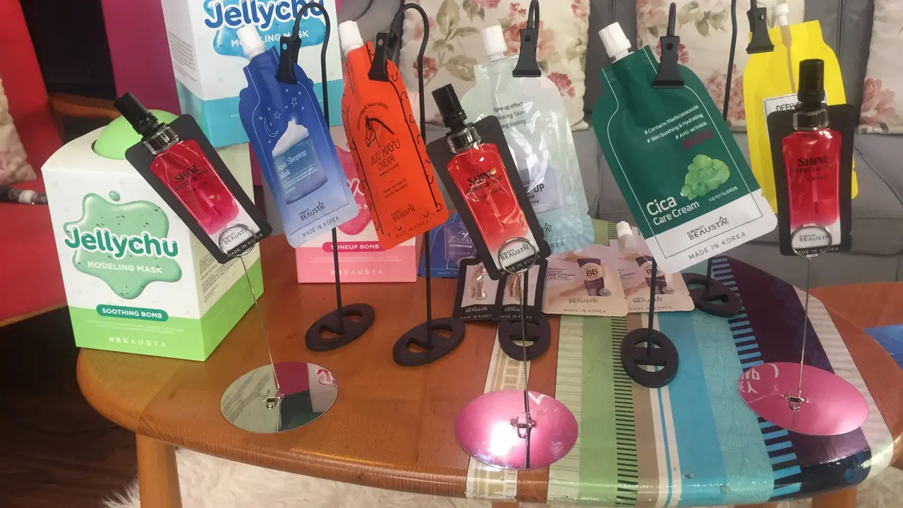 Travel size makeup Korea