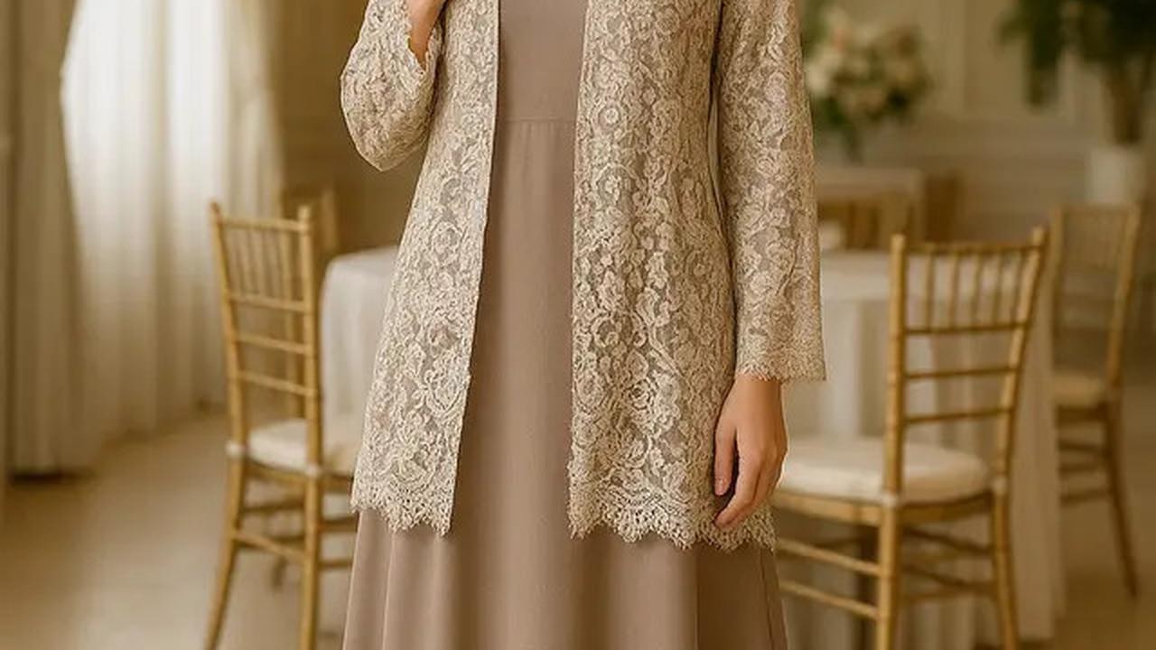 8 Inspirasi Gamis Polos dengan Hijab Motif, Padu Padan Simpel tapi Memesona di 2025