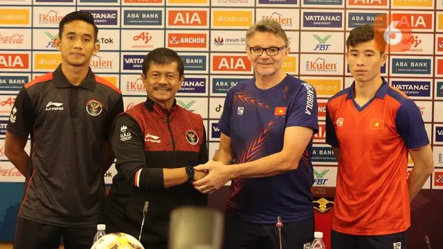 SEA Games 2023: Konferensi Pers Jelang Semifinal Timnas Indonesia U-22 vs Vietnam