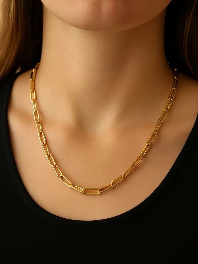 Model Kalung Emas Panjang (Foto: ChatGPT)